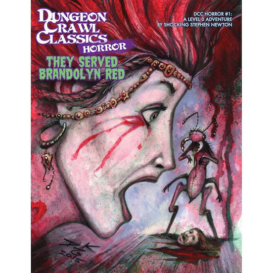 Dungeon Crawl Classics Rollenspiel Horror #1 Sie Dienten Brandolyn Rot Englisch