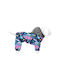 WauDog Purple Waterproof Dog Coat with Hood with 55cm Back Length