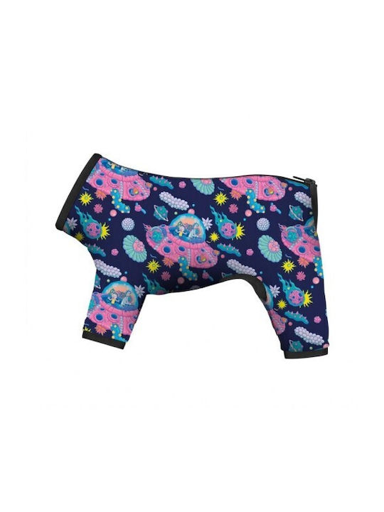WauDog Purple Waterproof Dog Coat with 59cm Back Length