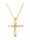 Kritsimis Gold Kreuz 14K mit Kette