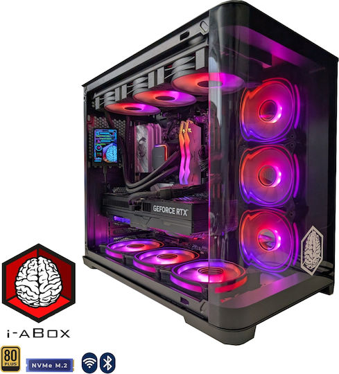 i-aBox Ultimate Beast v5 Gaming Desktop-PC (Ryzen 7-9700X/32GB DDR5/1TB SSD + 2TB SSD/Radeon RX 9070 XT/W11 Startseite)