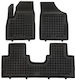 Rubber Car Mats Rezaw Plast Donfeng Forthing T5 Evo 2023-2025 Raised Sides Type Set 3 Pieces 205601