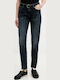 Damenjeans Mittelhohe Taille in Schlanker Passform Blue