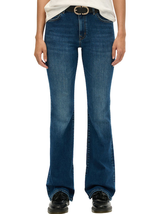 Superdry Rise Damenjeans Schlaghose Mittelhohe ...