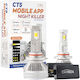 Cartech Lamps Car & Motorcycle HB3 LED 6500K Cold White 160W 2pcs