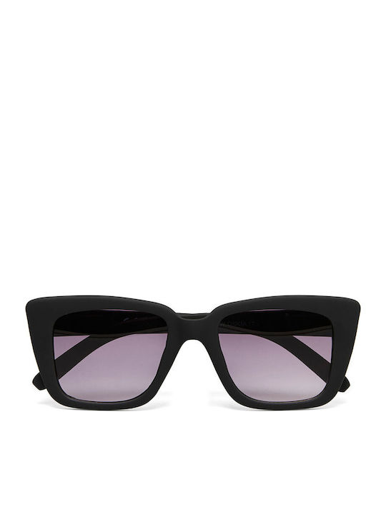 Okkia Elba Unisex Sunglasses with Black Frame and Black Lenses