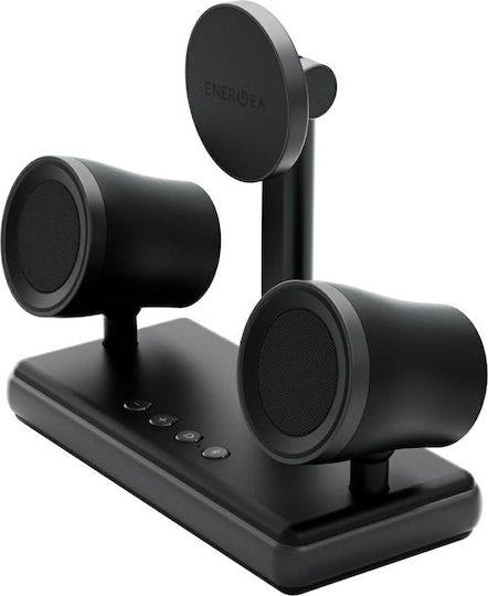 Energea Kabelloses Ladegerät Qi2 15W Gray (MagAudio Stand)