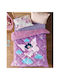 Kentia Kids Duvet Cover Double Sided Single with Hollowfiber Filling Sirin Lila 160x220cm