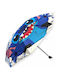 Kids Compact Umbrella Stitch Blue