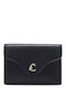 Small Leather Women's Wallet Classic with RFID Black