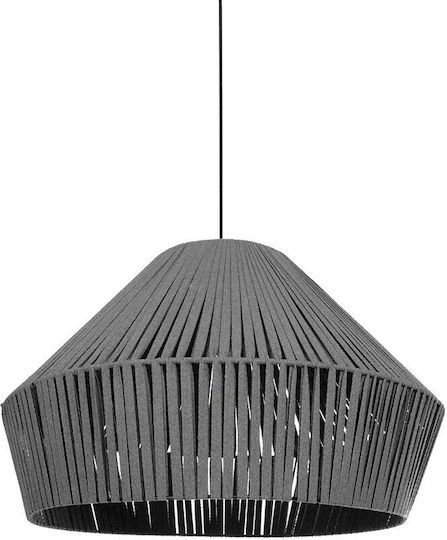 GloboStar Nui Pendant Light Gray Boho with Rope for Socket E27 60x60x41cm
