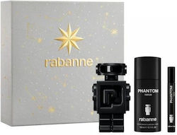 Rabanne Phantom Herren Set mit Eau de Parfum 3Stück Rabanne Phantom Herren Set mit Eau de Parfum 3Stück