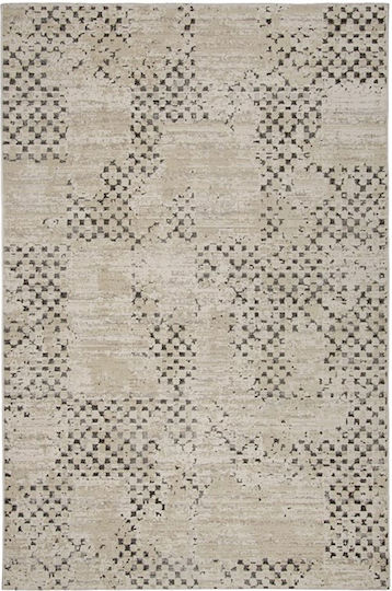 Biokarpet Wohnzimmer Teppich Senbrun 9305a S Weiß P Vison 240x300