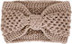 Celestino Women's Hair Band Bow Light Brown