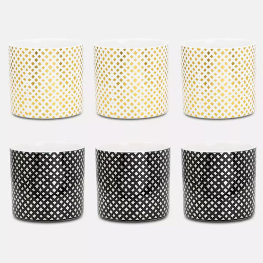 Diosera Blumentopf Keramik Schwarz