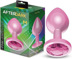 LateToBed Anodyzed Anal Plug Medium Pink 8.2cm