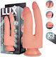 Lux Triple Διπλό Dildo Flesh