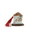 Kalliopi Silver Handmade Tabletop Lucky Charm Home White made of Glass 2026 5.5x8cm 1pcs