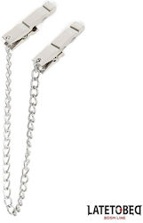 LateToBed Nippelklemmen in Silber Farbe LateToBed Nippelklemmen in Silber Farbe