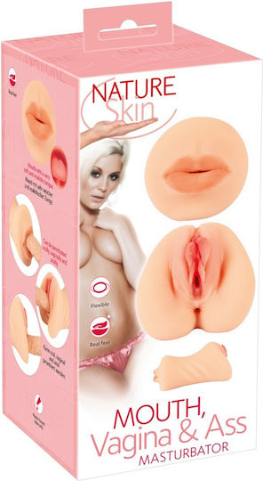 Nature Skin & Ass Мастурбатор Уста / Вагина 1бр