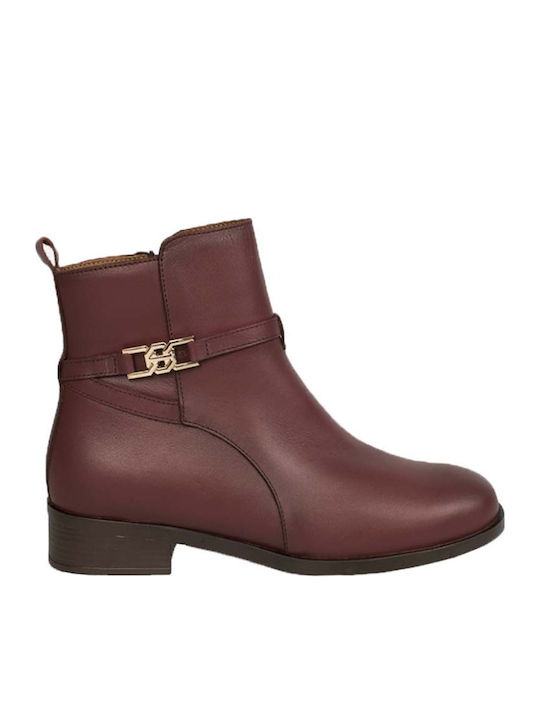 Ragazza Stiefeletten Damen Burgundisch