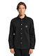 Μακρυμάνικo Overshirt Μαυρο