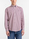 Long-sleeved Shirt Checked Burgundy