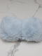Winter Women's Slippers with Fur Blue