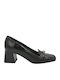 Patent Leather Brown Medium Heels
