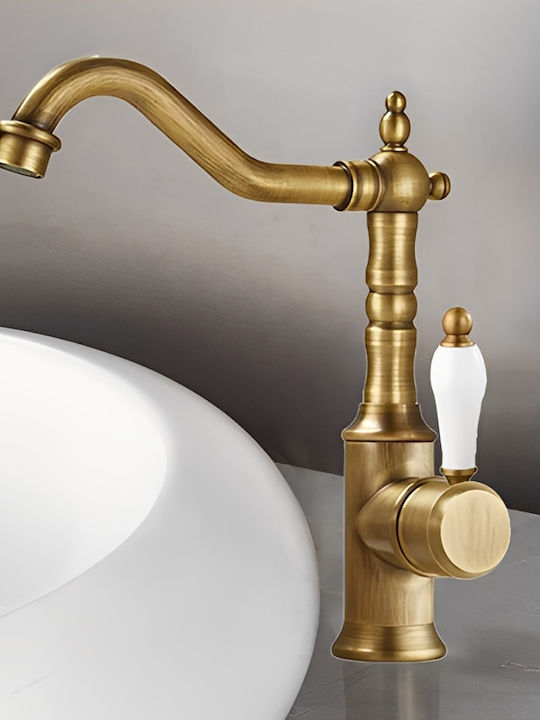 Bonken Mixing Tall Sink Faucet Bronze