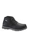Elude Leather Black Men's Boots Waterproof