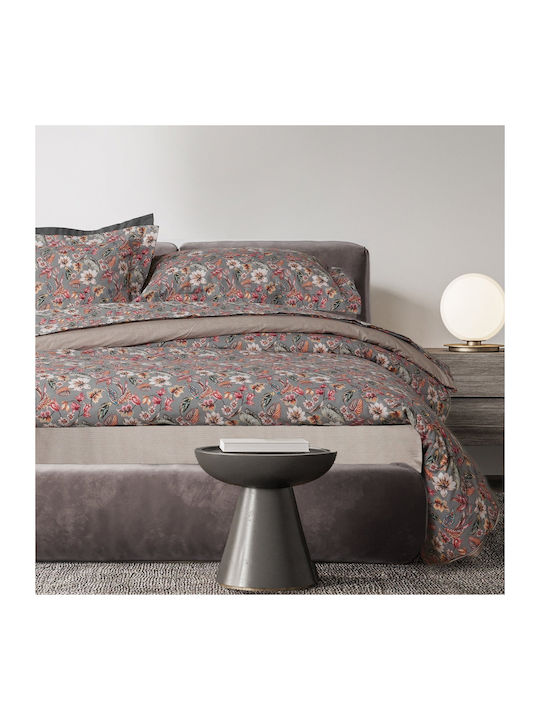 Das Home Bettwäsche-Set Überdoppel 240x260cm. 3...