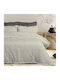 Das Home Сет Чаршафи 240x260см. 3180 Beige, Black 4бр