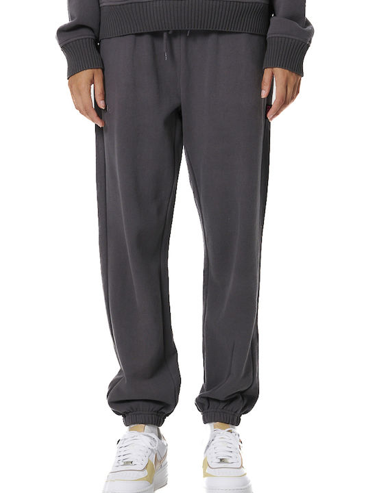 Body Action High Waist Sweatpants Gray