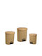 Sidi Home Plast Kunststoff Badezimmer Mülleimer Beige
