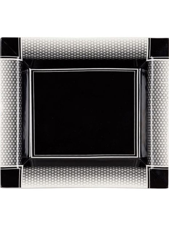 Porcelain Rectangular Decorative Tray 19.3x17x3.5cm