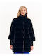 Women's Short Fur Black