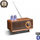 Old Street Audio Bluetooth Speaker 5W with Radio and Battery Life up to 4 hours coffee