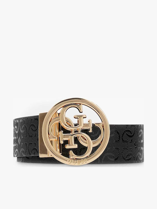 Guess Γυναικεία Ζώνη Μαύρη