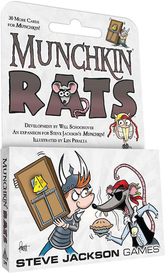Разширение на играта Munchkin Rats за 3-6 играчи 14+ години (EN) Steve Jackson Games