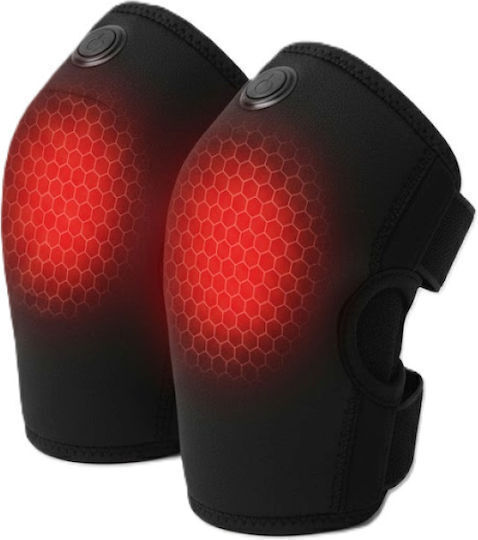 Heated Kneepads Massage Function – Knee Pads Fever – Black
