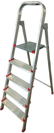 Viovas Leiter Aluminium mit 2x1 Stufen