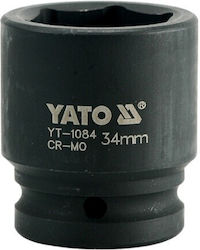 Yato Căpăcel Pneumatic - Pneumatic cu Patrat de Prindere HEX, 3/4" Diametru 3/4" / 34 1buc
