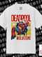 Superhero Deadpool Wolverine Classic Double-Stitched T-shirt Without Side Seams White 100% Cotton Vegan & Oeko-tex Certified