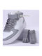 Schnürsenkel Sneakers Mid Graue 120cm
