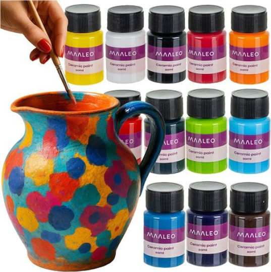 Maaleo Farben Glas Keramik 12 Farben 26296 18599-0