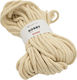 Bobby Braided Cord 8mm 400g 100% Cotton Ecru