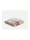 Home Design Coverlet Single Cotton Ecru - Terracotta 125x160cm