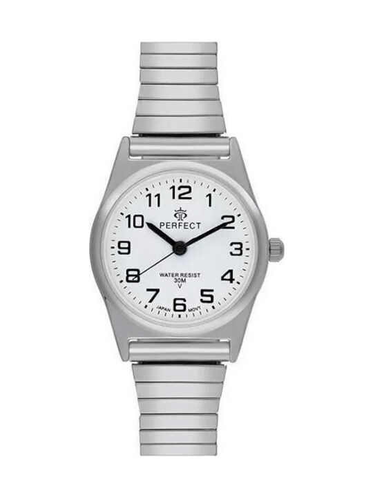 Perfect Women's Watch with Silver Metal Bracelet