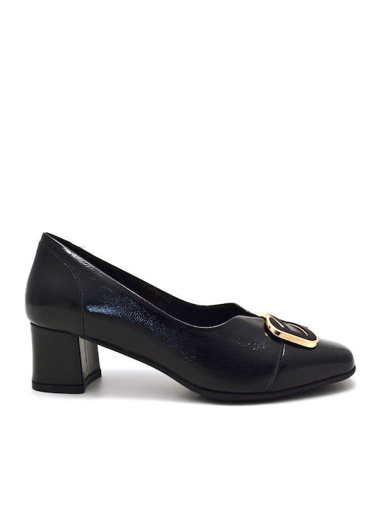 Ragazza Leder Pumps Schwarz